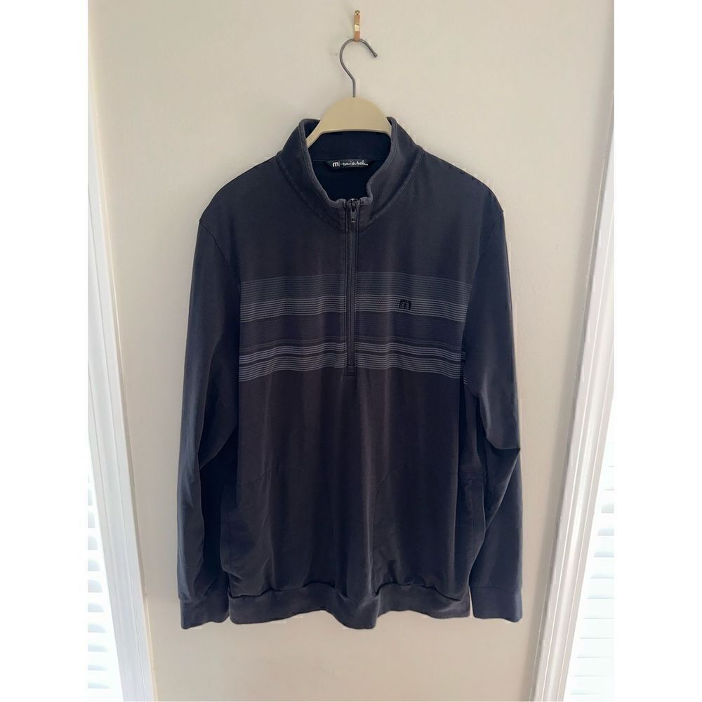 Travis Mathew Quater Zip Golf Sweater Size Large